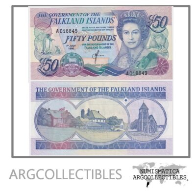 Malvinas Billete 50 Pounds 1990 P-16 UNC