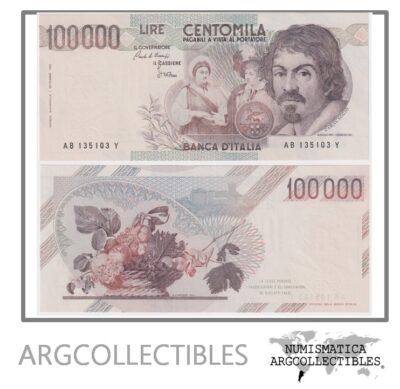 Italia Billete 100.000 Liras 1983 P-110a UNC