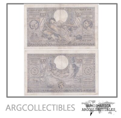 Belgica Billete 100 Francos 1942 P-107 VF