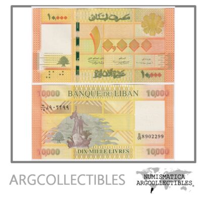 Libano Billete 10.000 Libras 2012 P-92a UNC