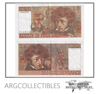 Francia Billete 10 Francos 1977 P-150 XF