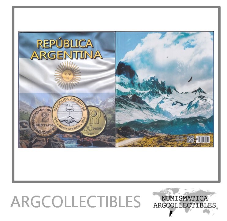 Album Vacio De Monedas de la Republica Argentina 1881-2017