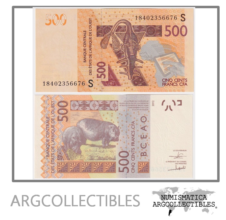 Guinea Bissau Billete 500 Francos 2018 P-919s UNC