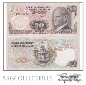 Turquía Billete 50 Liras 1970(1983) P-188(2) UNC