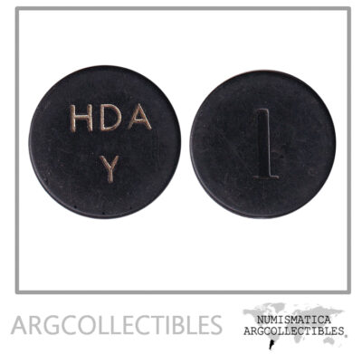 Costa Rica Ficha Token Hacienda Yurusti 1 Cajuela Santo Domingo-Heredia