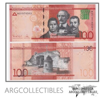 Republica Dominicana Billete 100 Pesos 2021 P-190 UNC