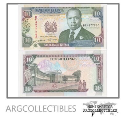 Kenia Billete 10 Shilling 1994 P-24F UNC