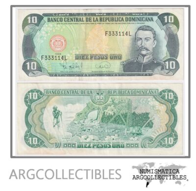 Republica Dominicana Billete 10 Pesos 1996 P-153 XF