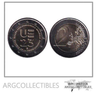 España Moneda 2 Euros 2023 Bimetalica Presidencia UE UNC