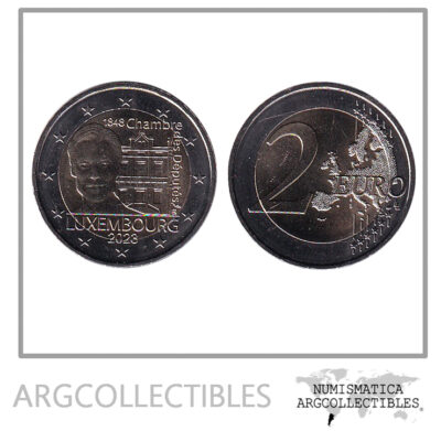 Luxemburgo Moneda 2 Euros 2023 Bimetalica Camara de Diputados UNC