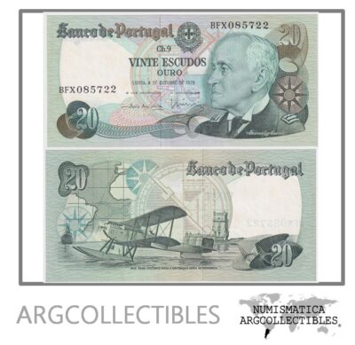 Portugal Billete 20 Escudos 1978 P-176 UNC