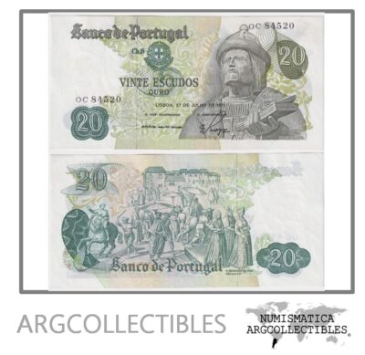 Portugal Billete 20 Escudos 1971 P-173 UNC