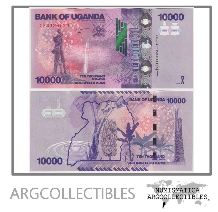 Uganda Billete 10.000 Shillings 2019 P-52 UNC
