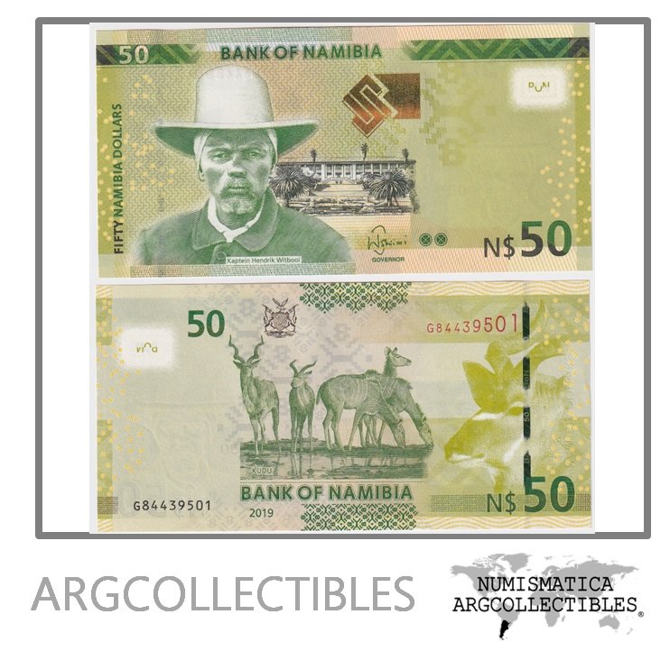 Namibia Billete 50 Dolares 2019 P-13 UNC