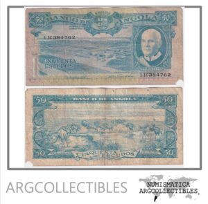 Angola Billete 50 Escudos 1962 P-93 F