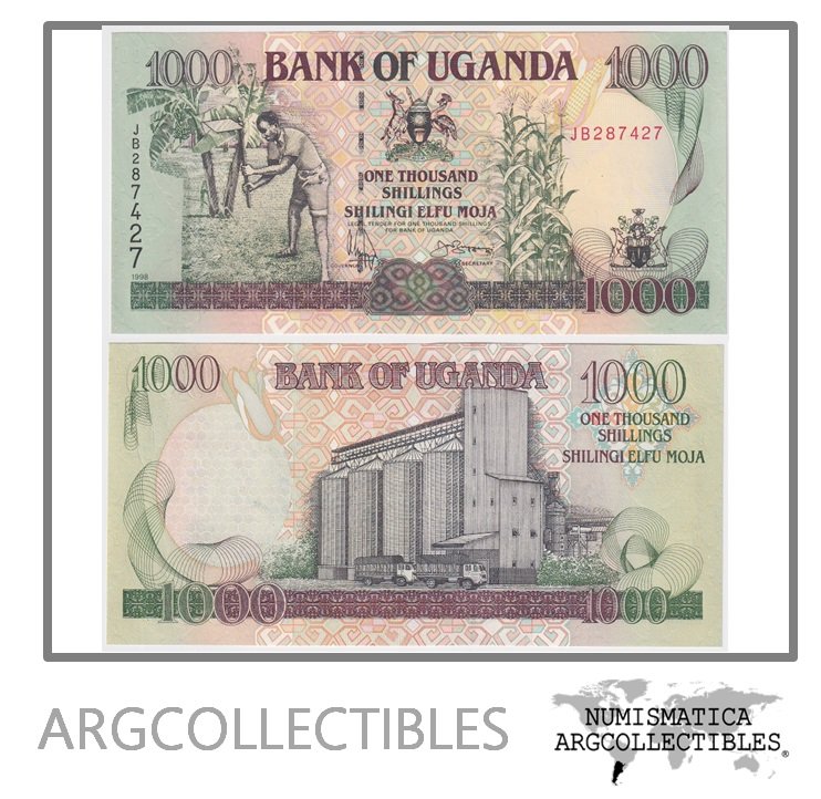 Uganda Billete 1.000 Shilling 1998 P-36 UNC