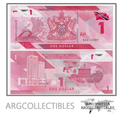 Trinidad y Tobago Billete 1 Dolar 2020 P-60 UNC