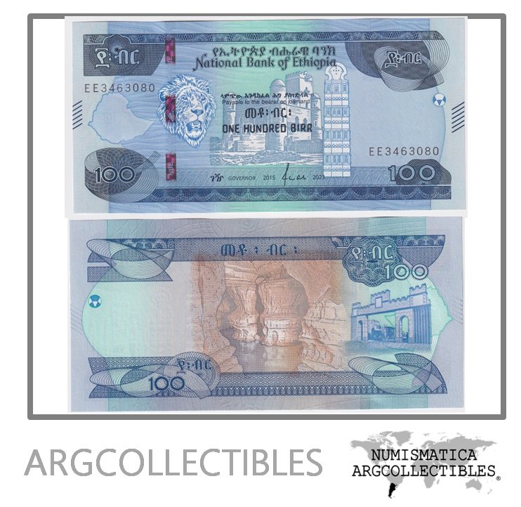 Etiopia Billete 100 Birr 2023 P-57 UNC