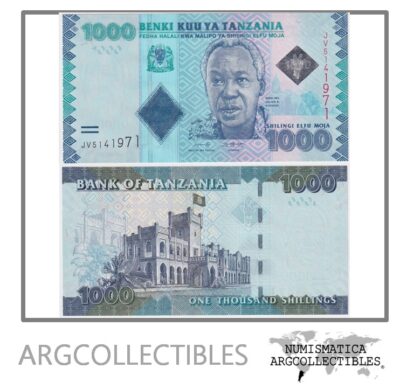 Tanzania Billete 1.000 Shillings 2020 P-41 UNC