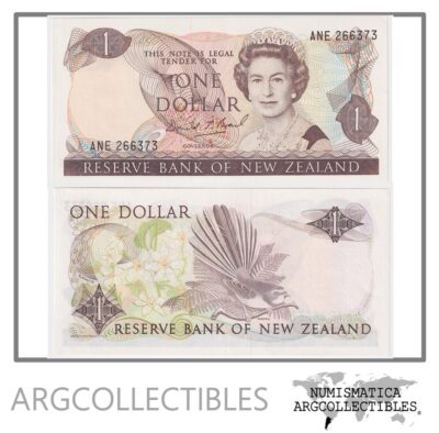 Nueva Zelanda Billete 1 Dolar 1989 P-169 UNC