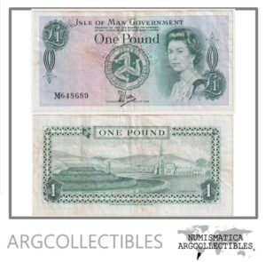 Isla de Man Billete 1 Pound 1983 P-38 VF+