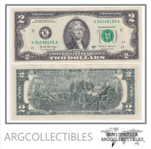 Estados Unidos USA Billete 2 Dolares 2017 P-358 UNC (Dallas)