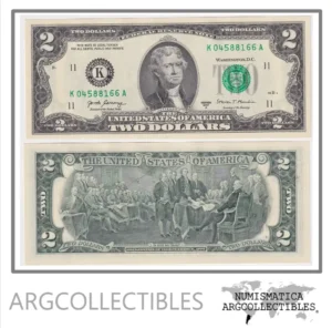 Estados Unidos USA Billete 2 Dolares 2017 P-358 UNC (Dallas)