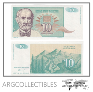 Yugoslavia Billete 10 Dinara 1994 P-138 UNC