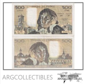 Francia Billete 500 Francos 1984 P-156e VF
