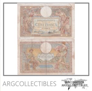 Francia Billete 100 Francos 1938 P-86b VF-