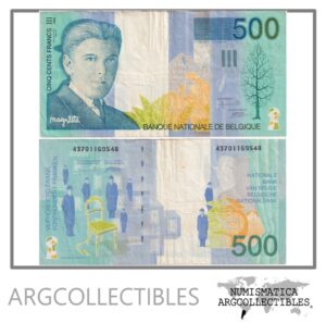 Belgica Billete 500 Francos 1998 P-149 VF+