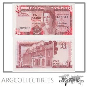 Gibraltar Billete 1 Pounds 1983 P-20c UNC