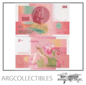 Comores Billete 500 Francos 2006 P-15b UNC