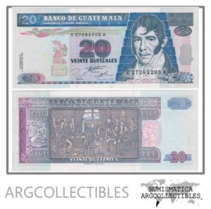 Guatemala Billete 20 Quetzales 1995 P-93 UNC
