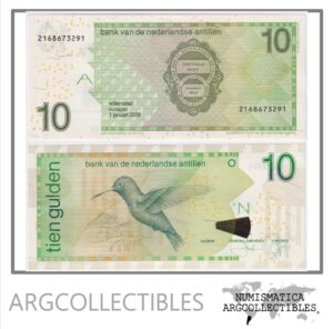 Antillas Holandesas Billete 10 Gulden 2006 P-28d UNC