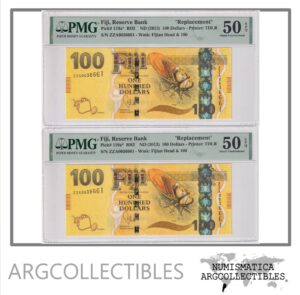 Fiji Billete 100 Dolares 2013 P-119a AU (Reposicion) (Certificado)