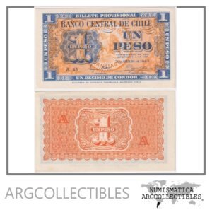 Chile Billete 1 Peso 1943 P-90a UNC