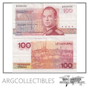 Luxemburgo Billete 100 Francos 1986 P-58a VF+