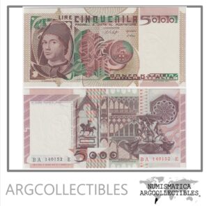 Italia Billete 5.000 Liras 1979 P-105a UNC
