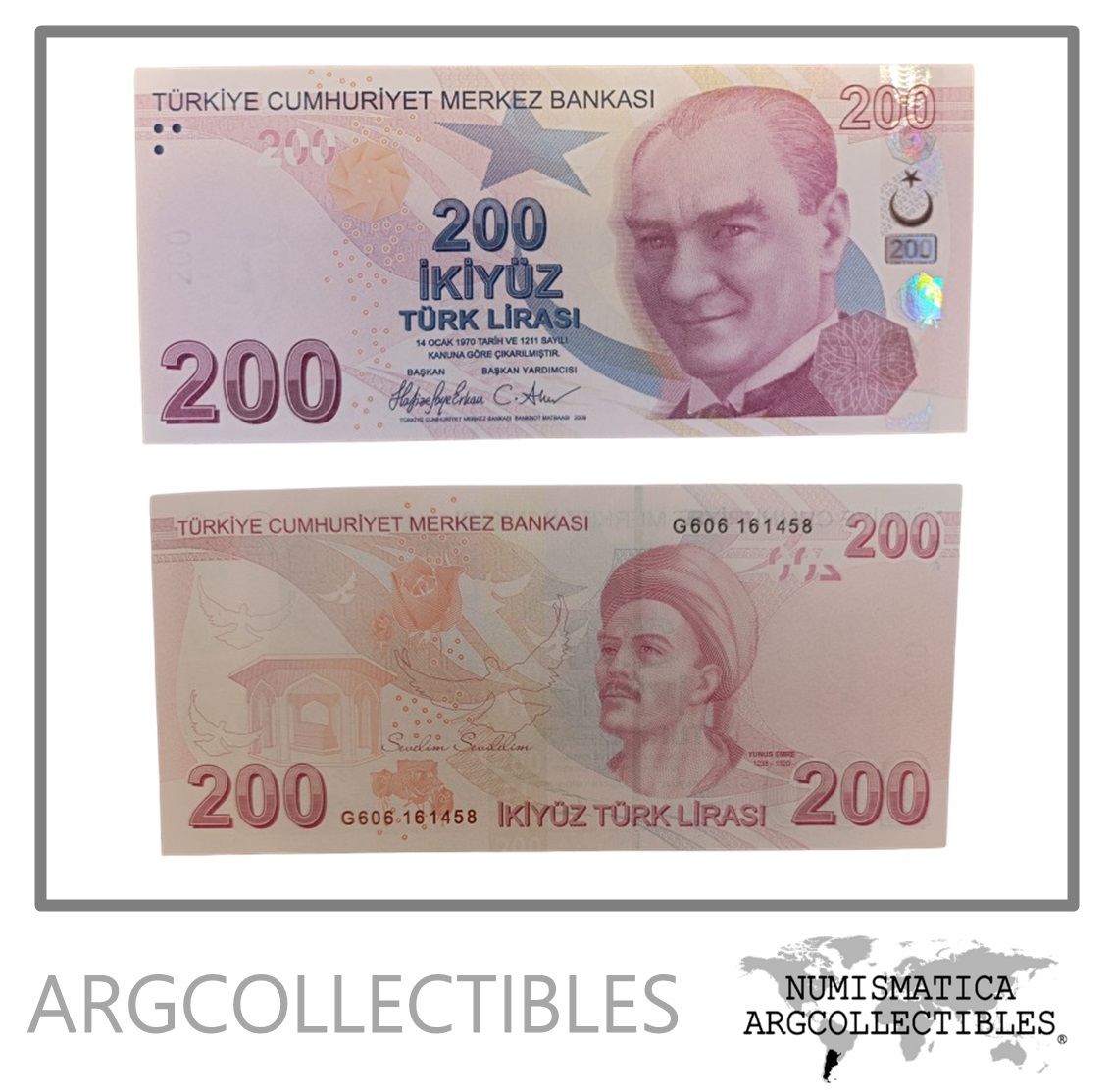 Turquia Billete 200 Liras 2023 P-305f UNC