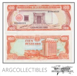 Republica Dominicana Billete 100 Pesos 1991 P-136a UNC