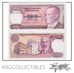 Turquia Billete 100 Liras 1970 P-194a UNC
