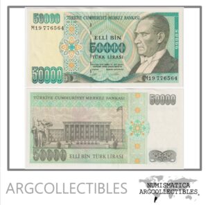 Turquia Billete 50.000 Liras 1970 P-204 AU