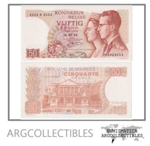 Belgica Billete 50 Francos 1966 P-139 AU
