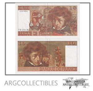 Francia Billete 10 Francos 1976 P-150c XF+