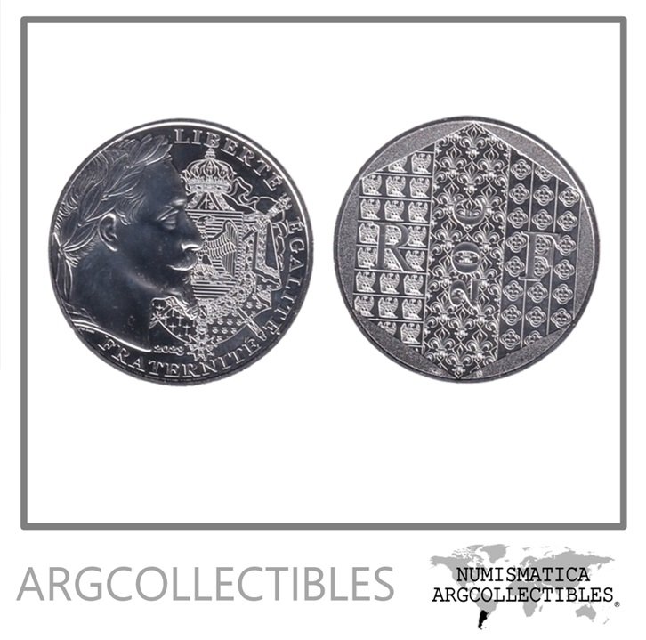 Francia Moneda 20 Euros 2023 Napoleon III Plata 333 UNC