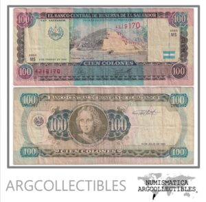 El Salvador Billete 100 Colones 1996 P-146 VF (Serie MS)