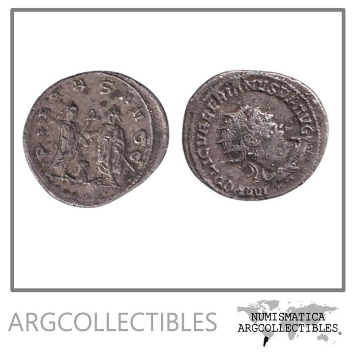 Imperio Romano Moneda Valeriano,Augusto Vellon Antoniniano 253-260 RIC#285