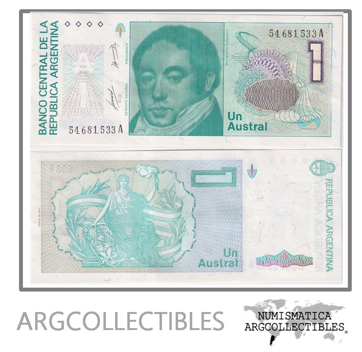 Argentina Billete 1 Austral 1986 P-323a/BOT-2802 UNC (Serie A)