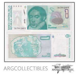 Argentina Billete 1 Austral 1986 P-323b/BOT-2805 AU (Serie B)